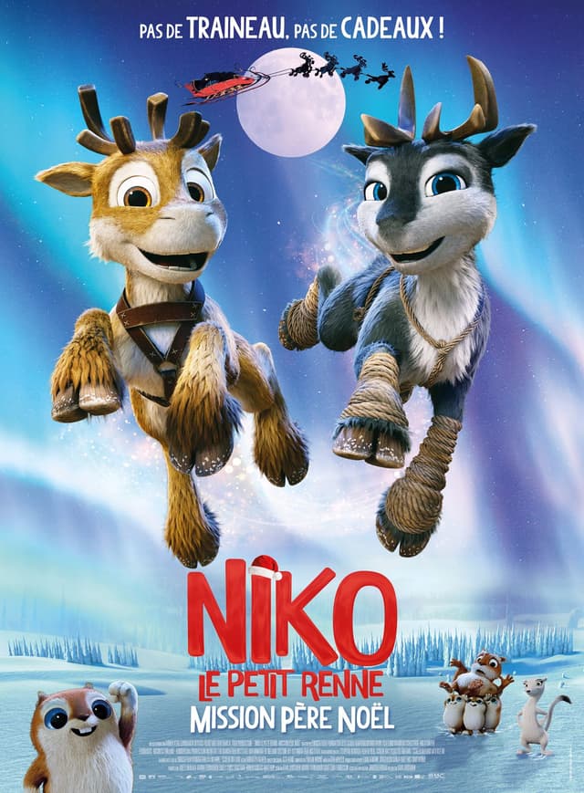 Poster du film Niko le petit renne Mission Père Noël