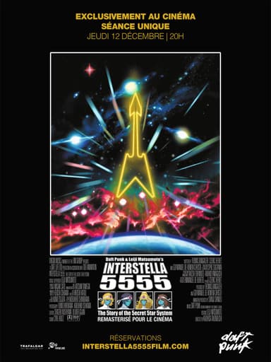 Poster du film Daft Punk & Leiji Matsumoto’s Interstella 5555: The 5tory of the 5ecret 5tar 5ystem